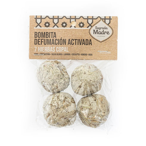 Bolsita Bombitas x 4 7 Hierbas Copal - Sagrada Madre